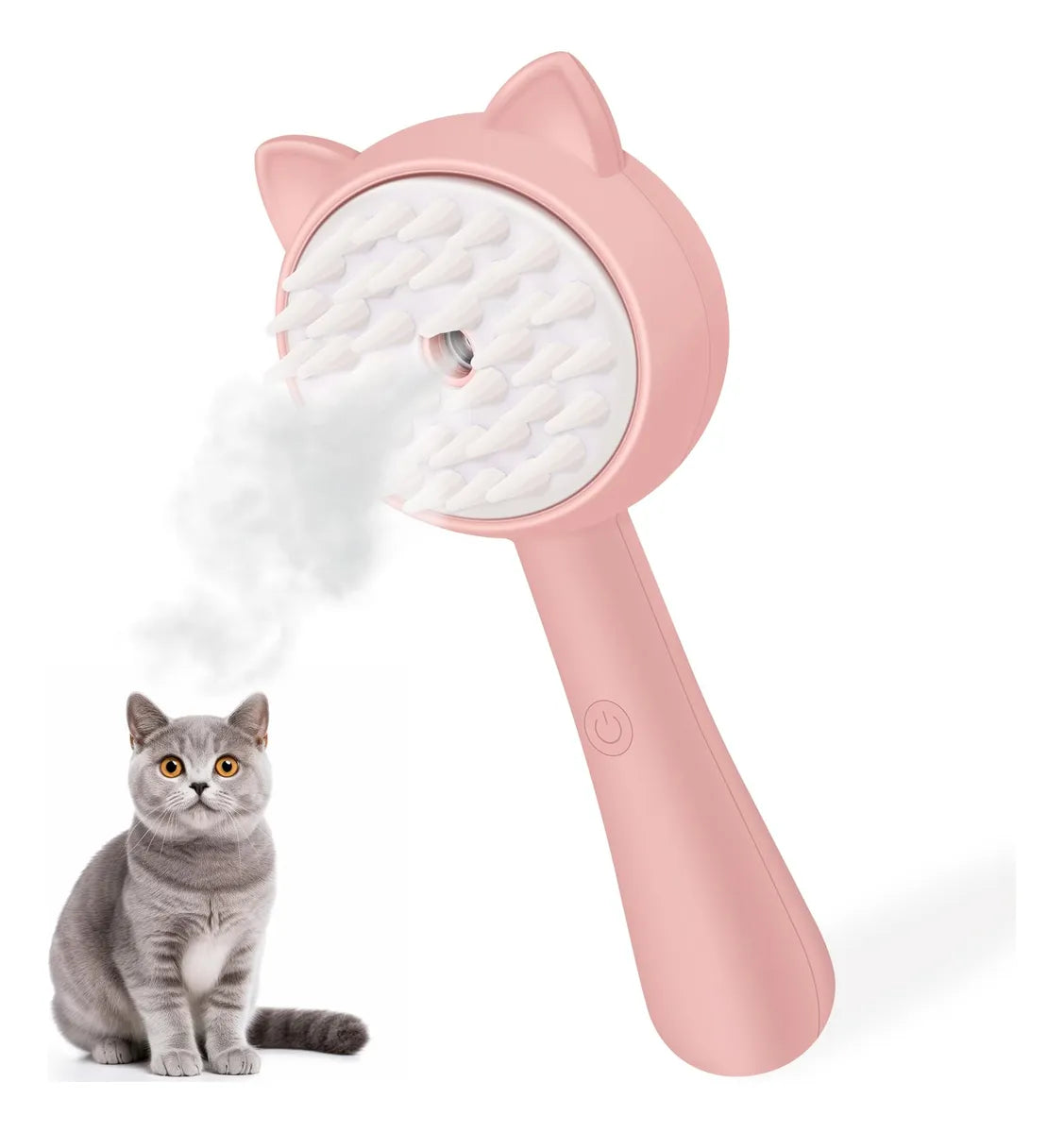 Cepillo a Vapor para Mascotas – Limpieza y Brillo al Instante